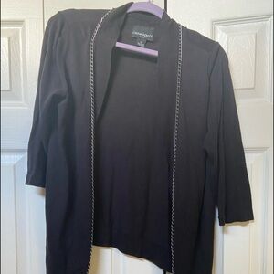 NWOT CynthiaRowley Cardigan, Black, Size 1X